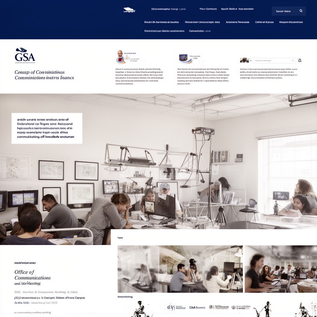 AI-generated illustration of Office of Communications and Marketing of GSA
