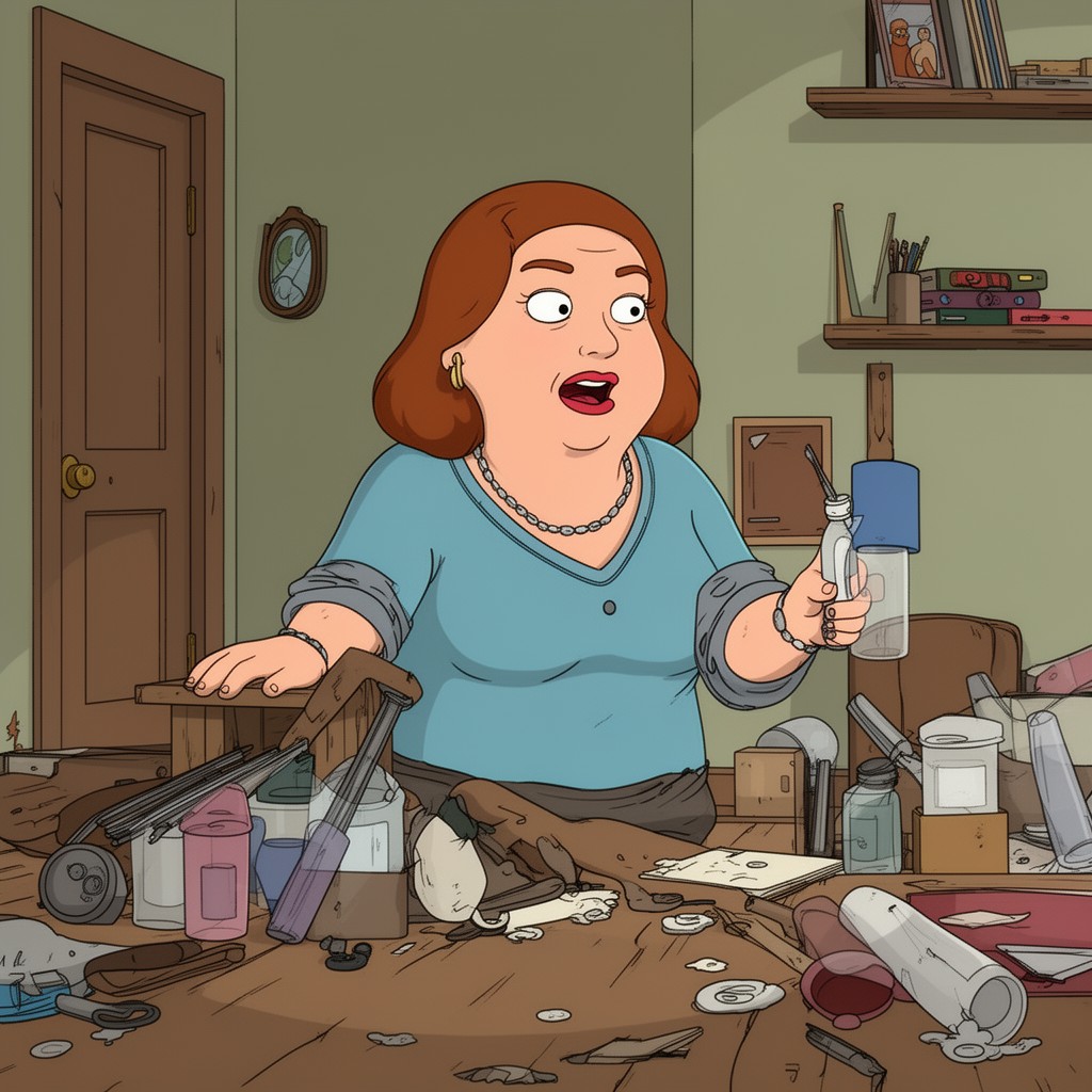 AI-generated illustration of Brenda Quagmire