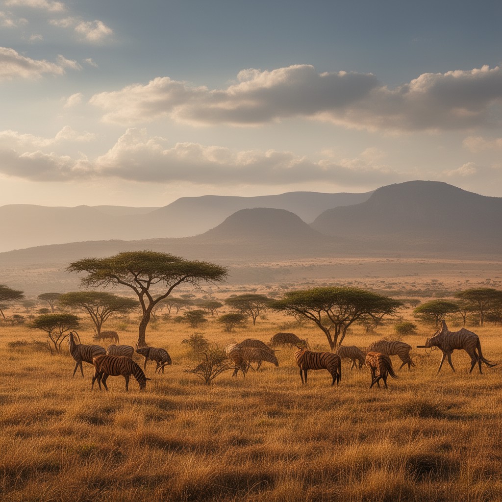 AI-generated illustration of Kidepo Valley National Park
