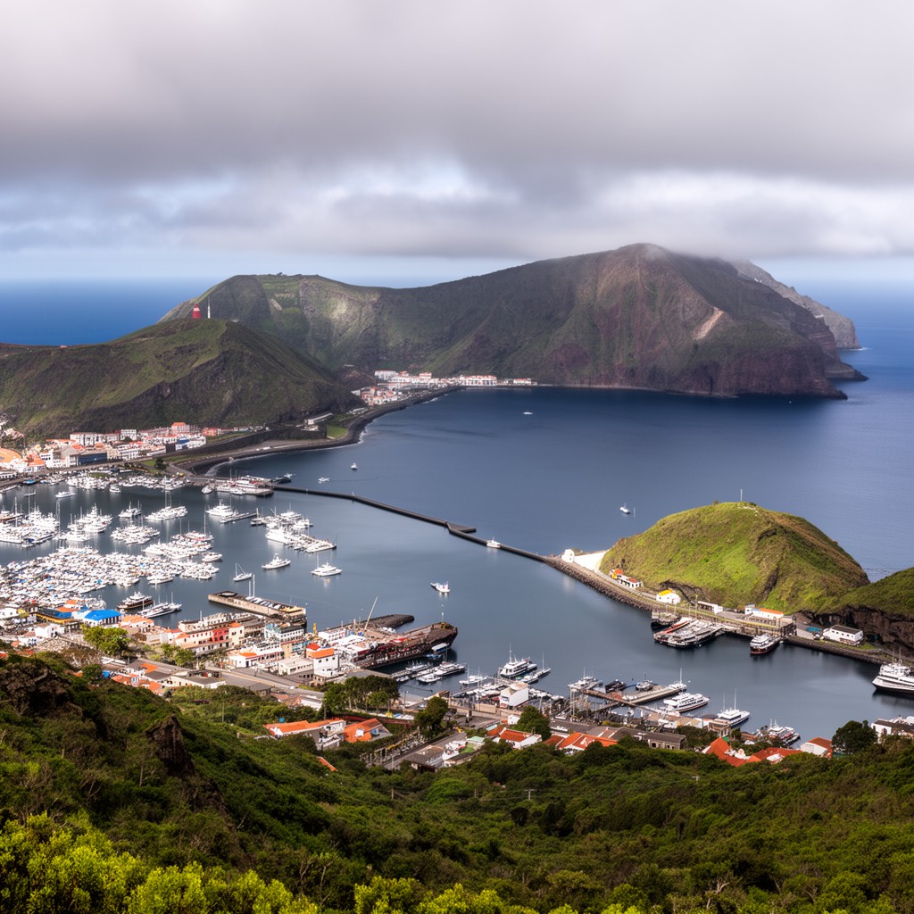 AI-generated illustration of Faial Island