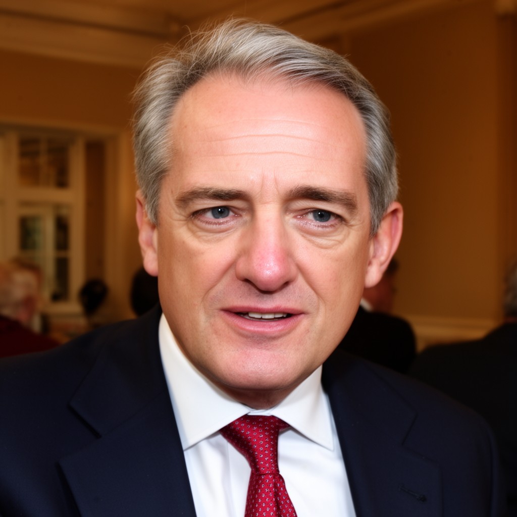AI-generated illustration of Michael Howard