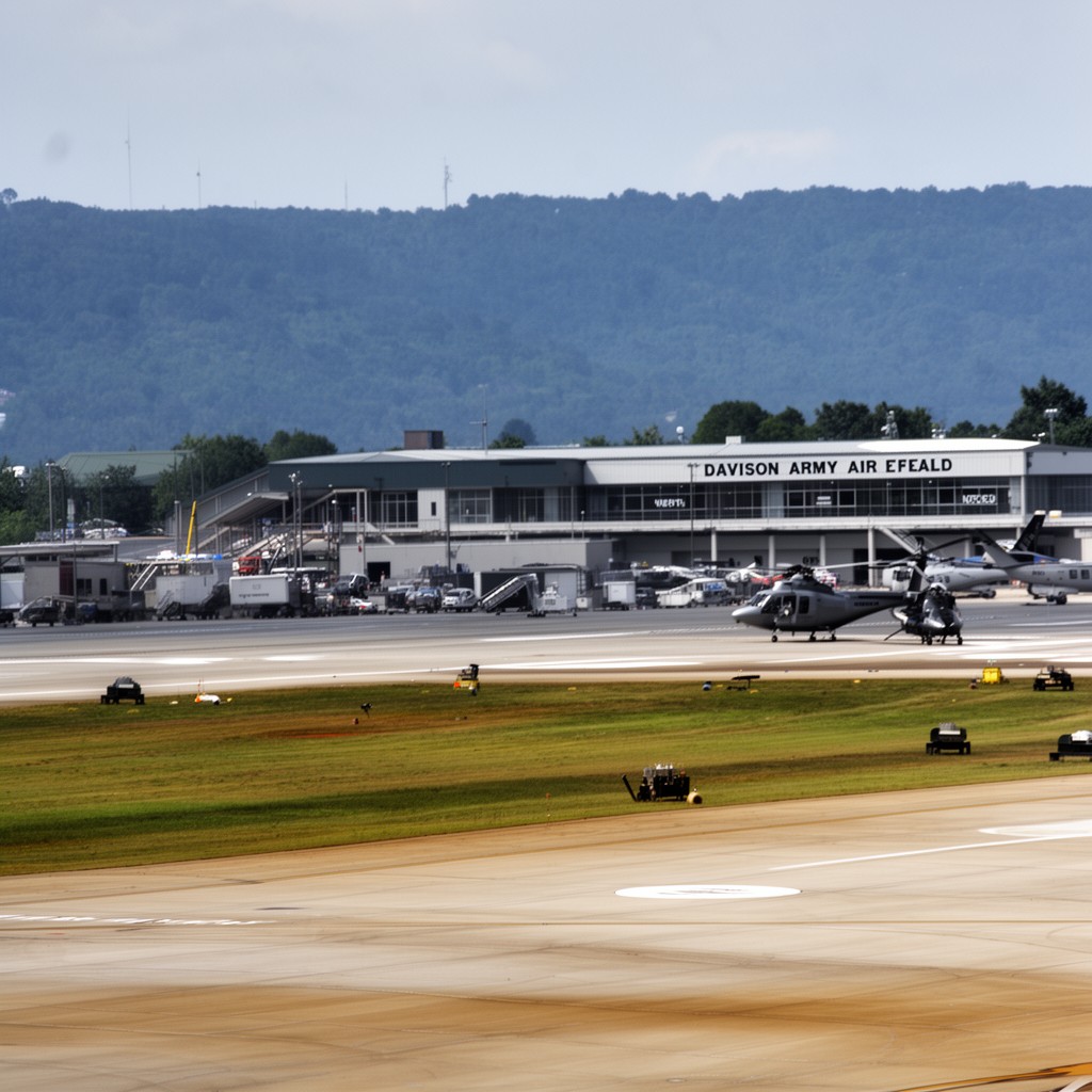 AI-generated illustration of Davison Army Airfield