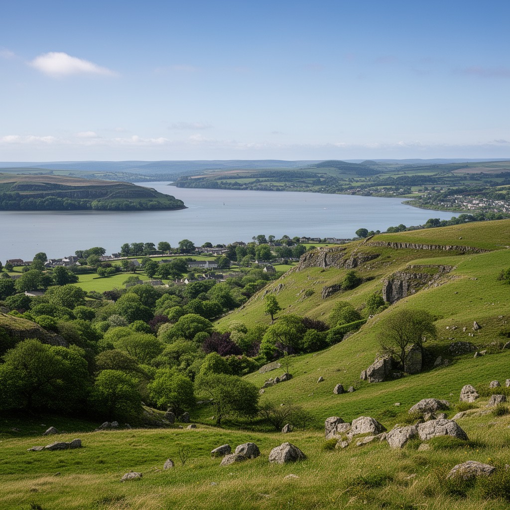 AI-generated illustration of Arnside and Silverdale Area of Outstanding Natural Beauty