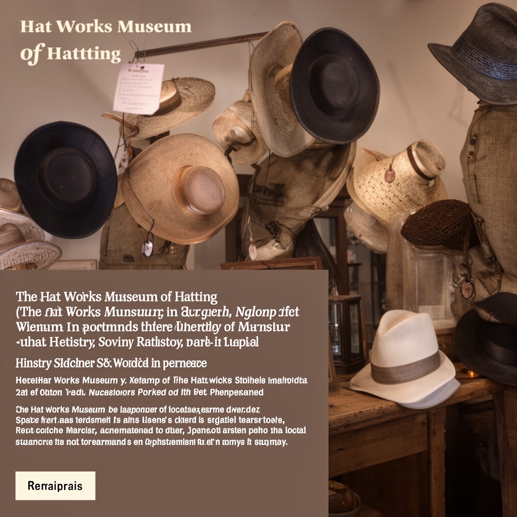 AI-generated illustration of Hat Works Museum of Hatting