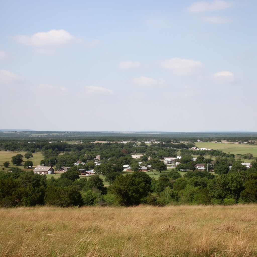 AI-generated illustration of Red River County, Texas