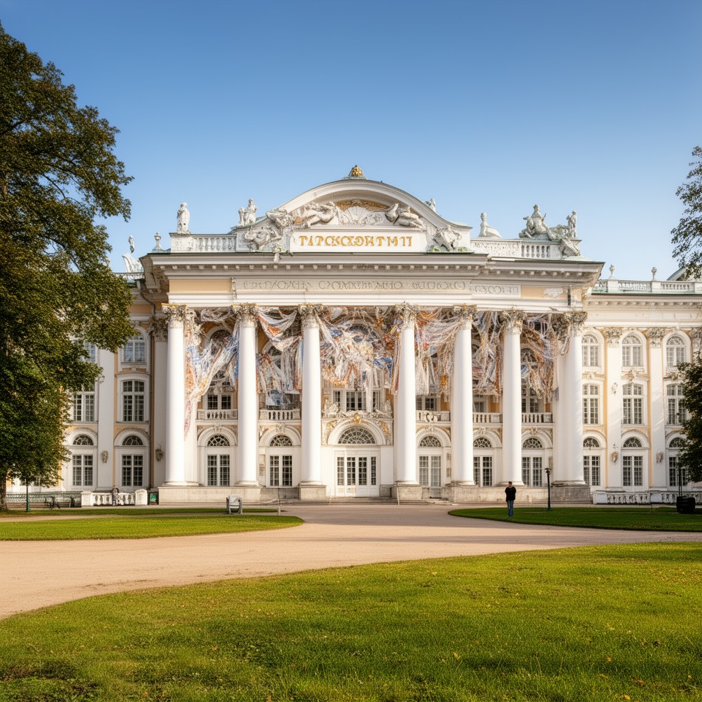 AI-generated illustration of Tsarskoye Selo