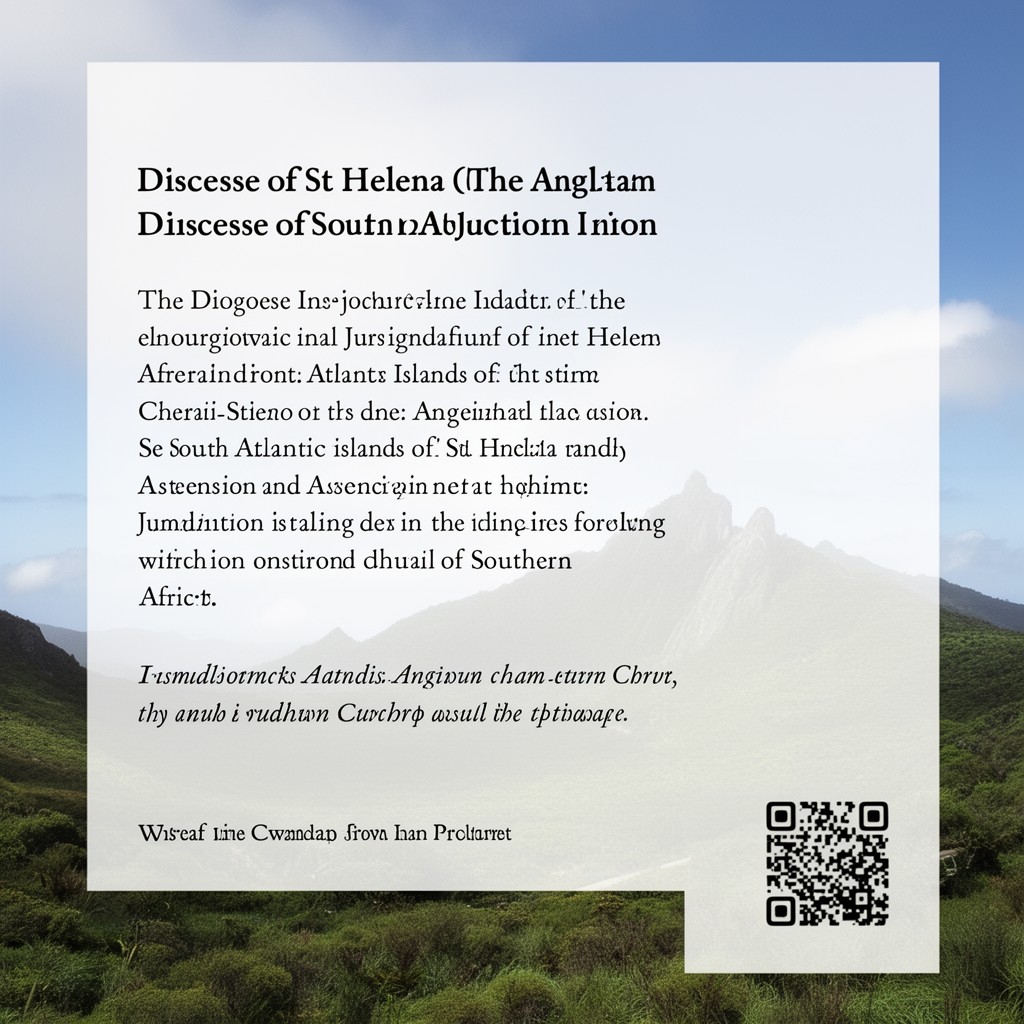 AI-generated illustration of diocese of St Helena