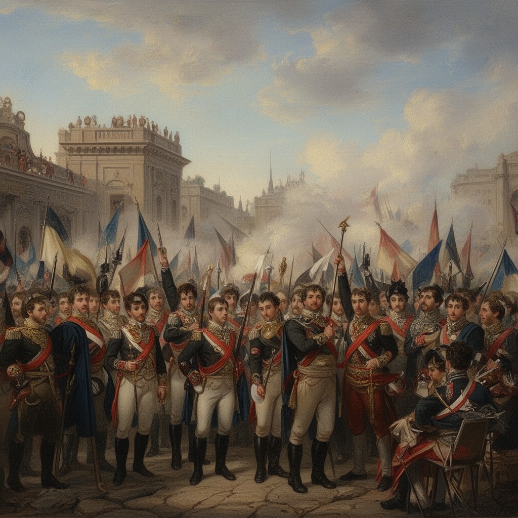 AI-generated illustration of Mutiny of Aranjuez