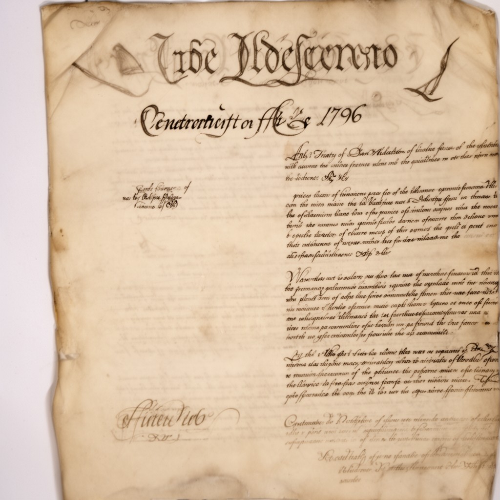AI-generated illustration of Treaty of San Ildefonso (1796)
