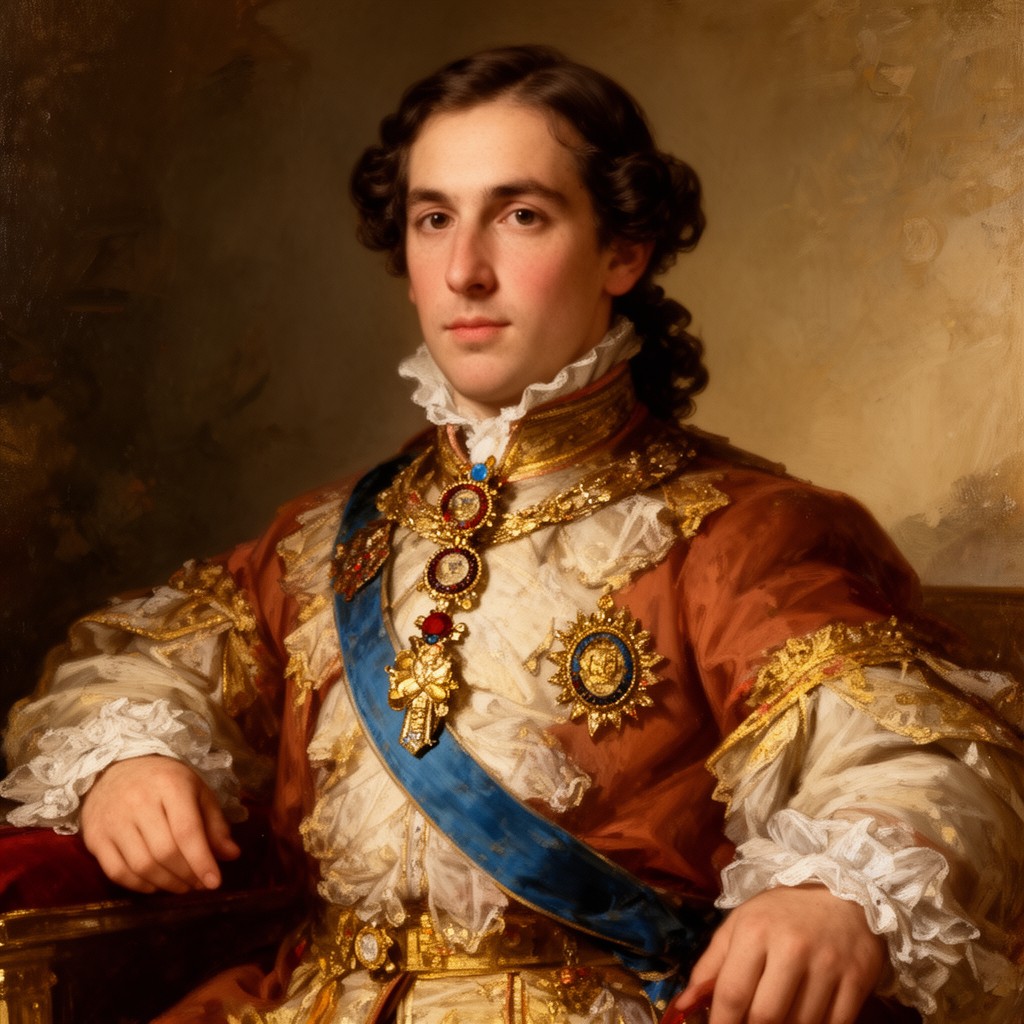 AI-generated illustration of Prince of Asturias, 1759-12-10