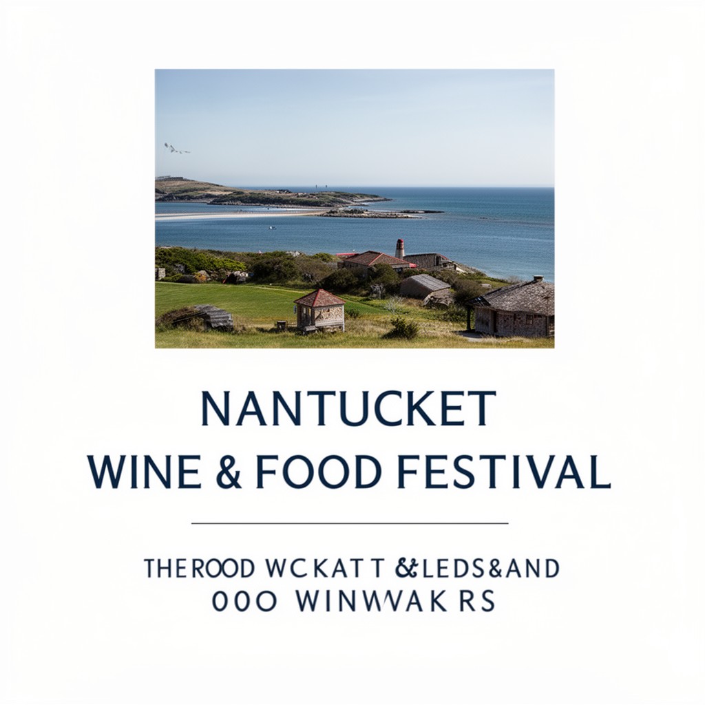 AI-generated illustration of Nantucket Wine & Food Festival