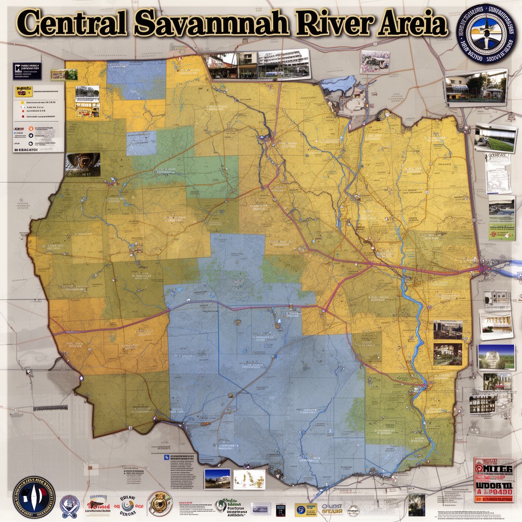 AI-generated illustration of Central Savannah River Area