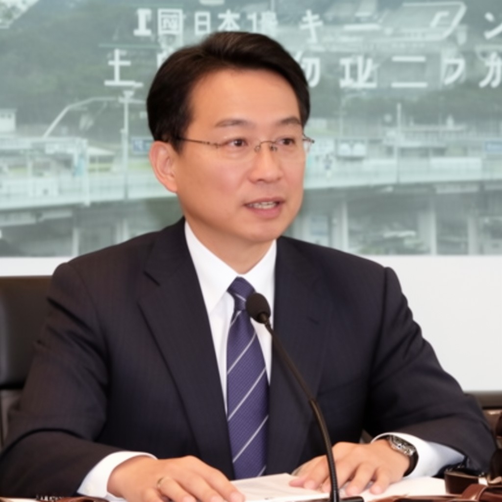 AI-generated illustration of Minister of Transport of Japan