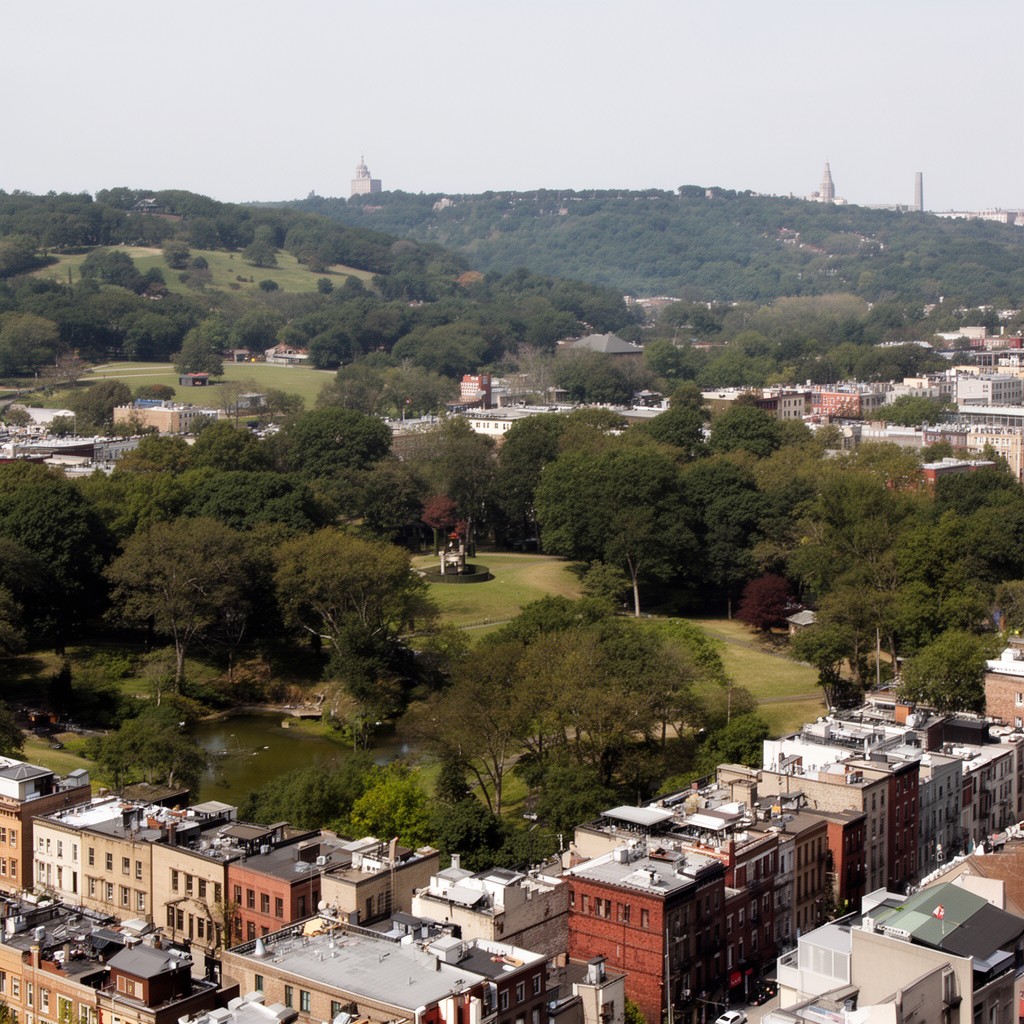 AI-generated illustration of Inwood neighborhood