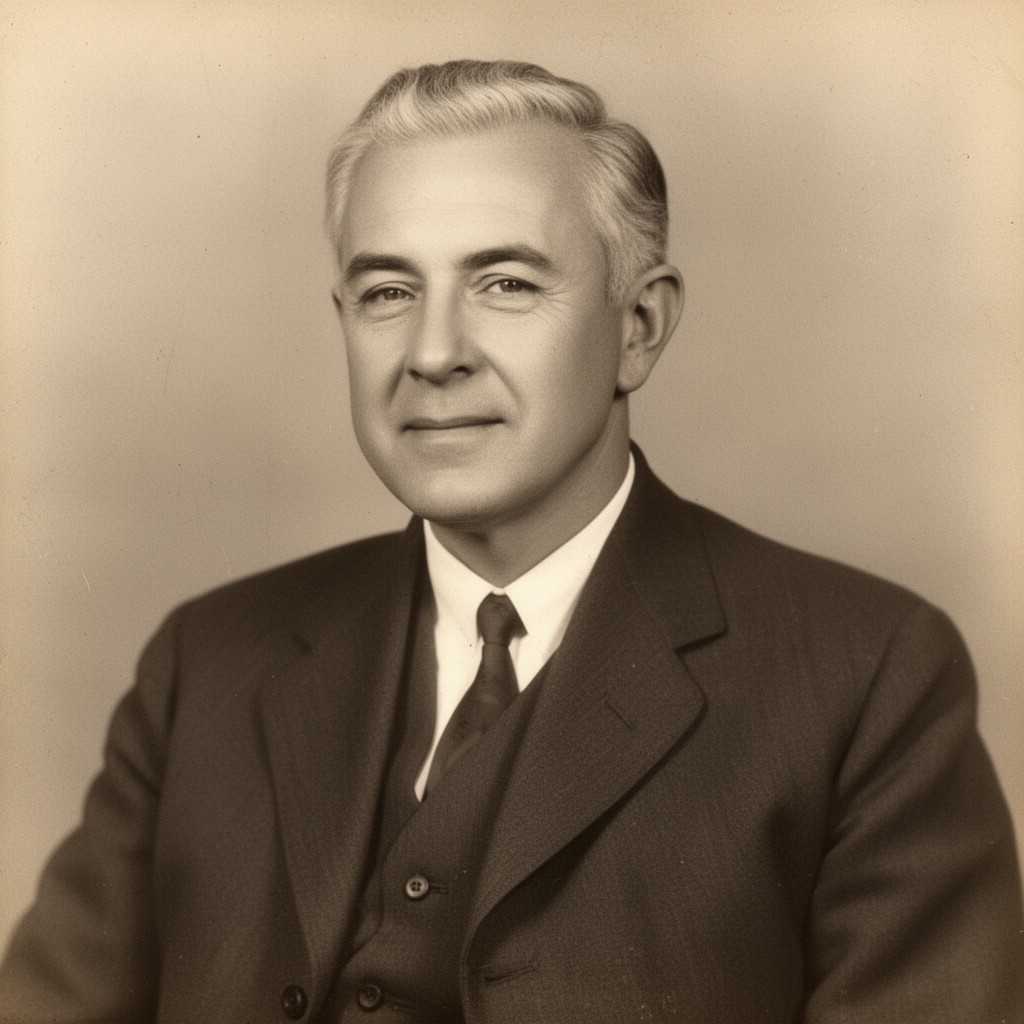 AI-generated illustration of Richard Russell Sr.
