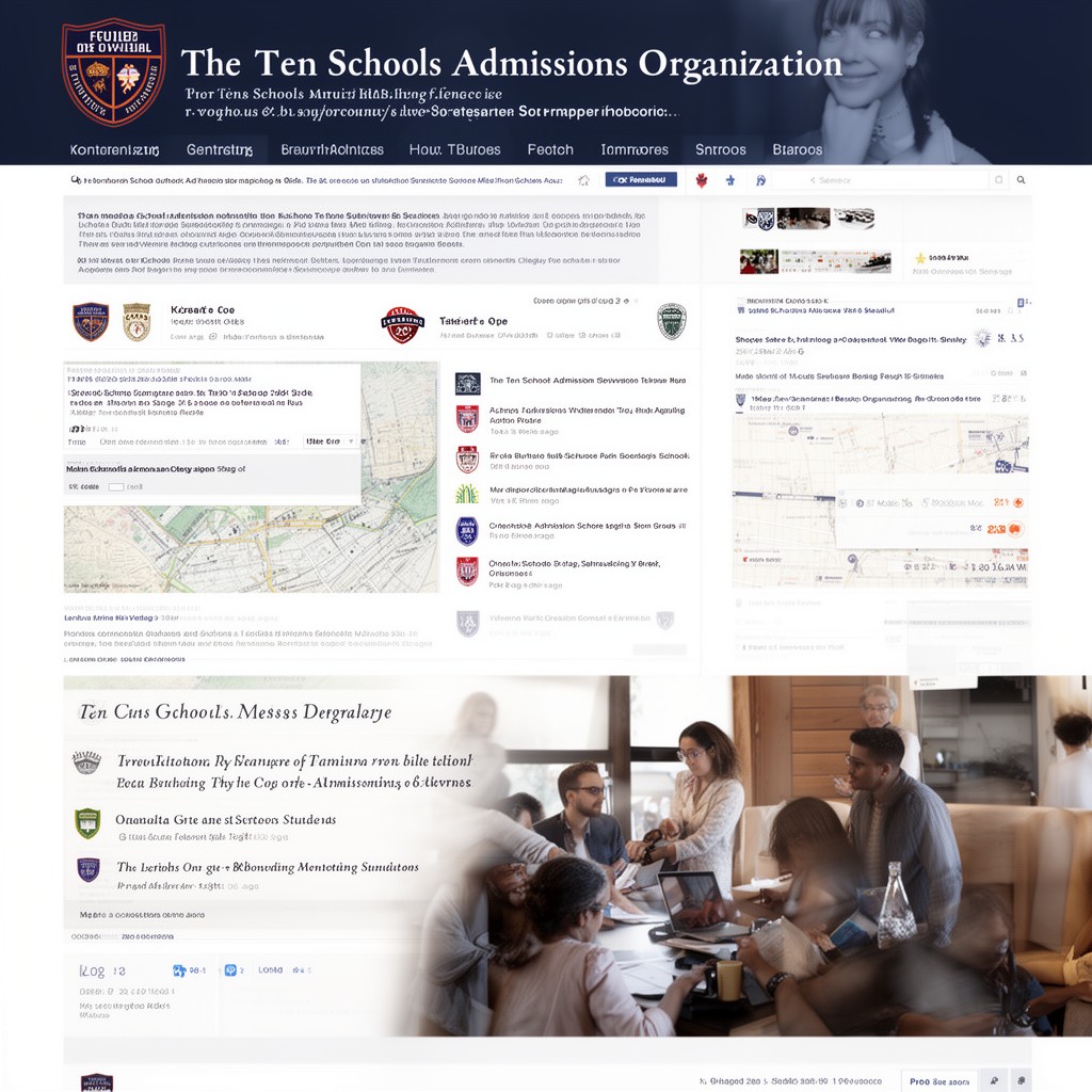 AI-generated illustration of Ten Schools Admissions Organization