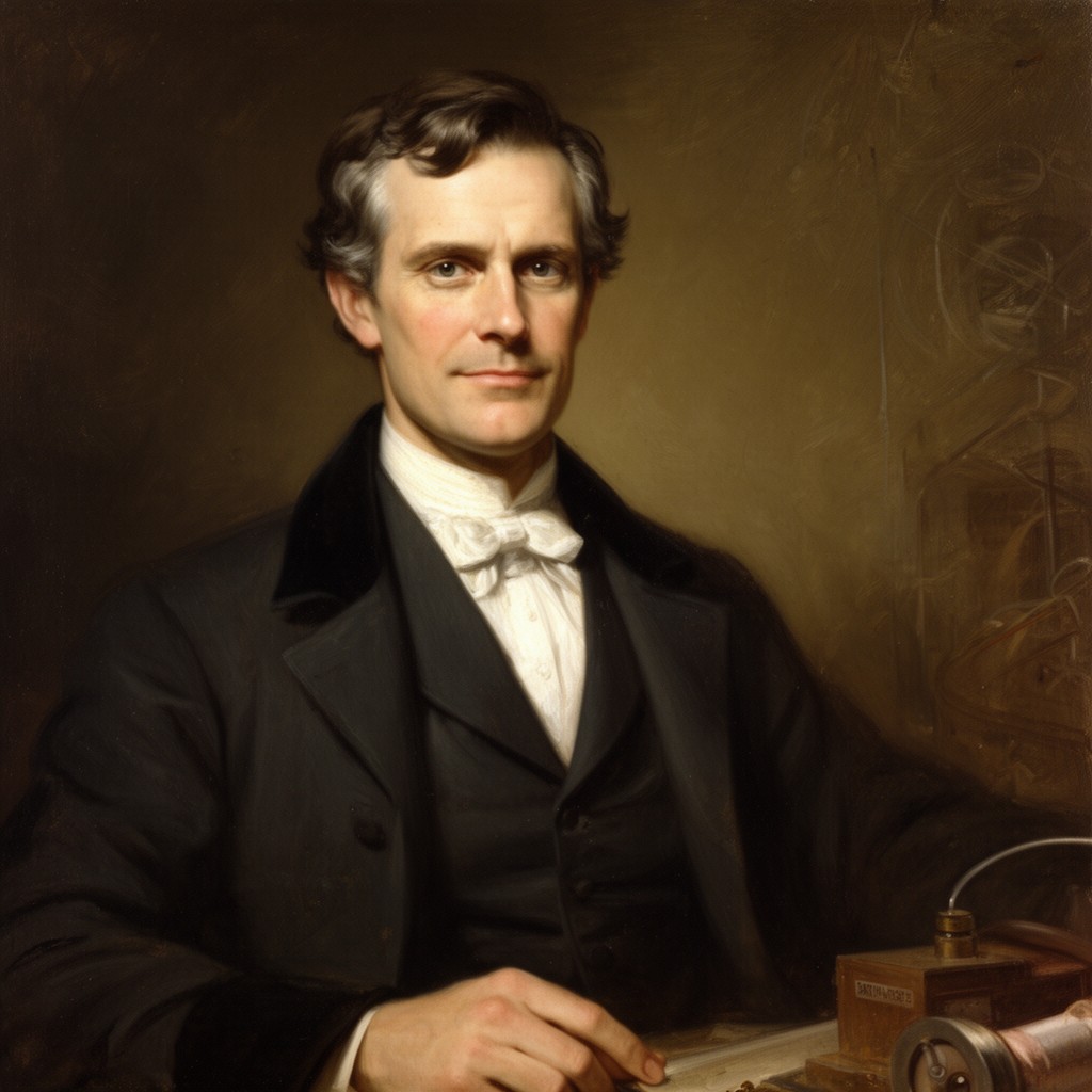 AI-generated illustration of Samuel Morse