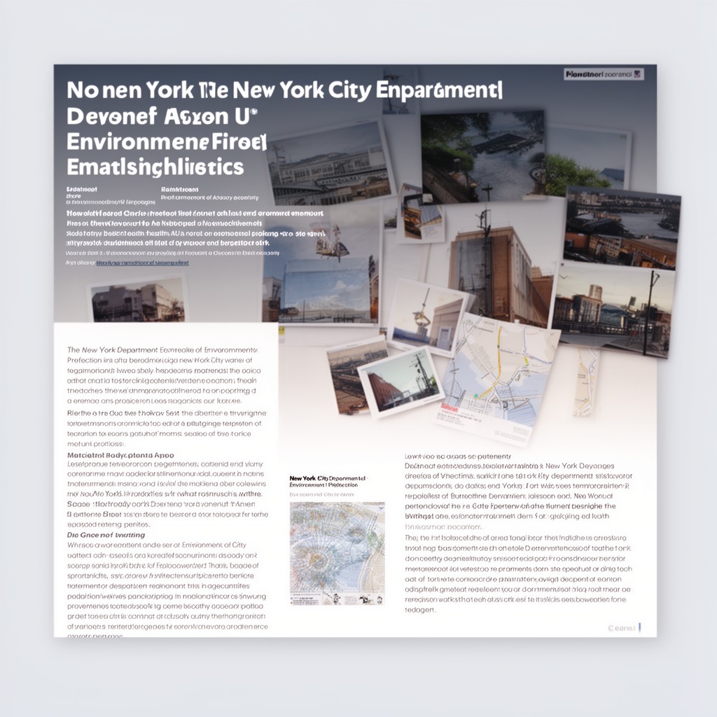 AI-generated illustration of New York City Department of Environmental Protection