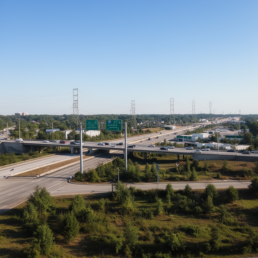 AI-generated illustration of Interstate 540