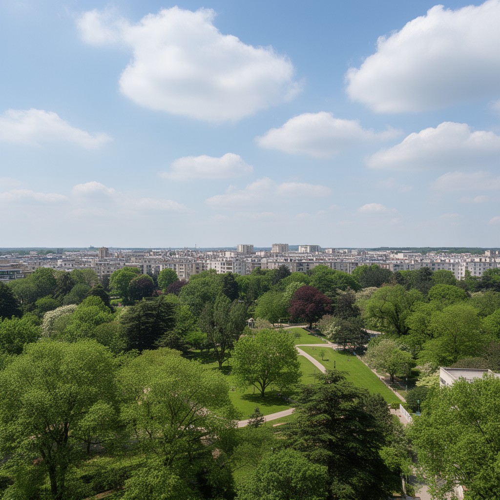 AI-generated illustration of Châtenay-Malabry