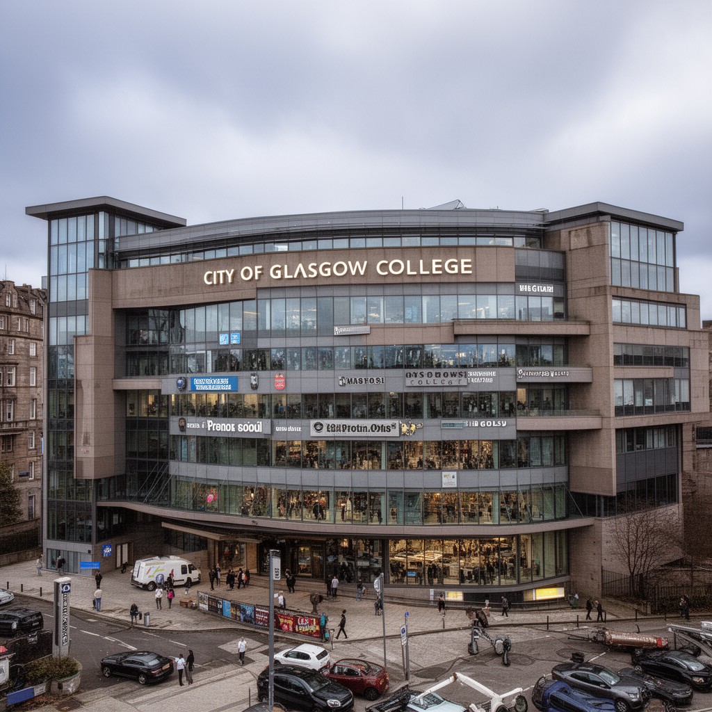 AI-generated illustration of City of Glasgow College