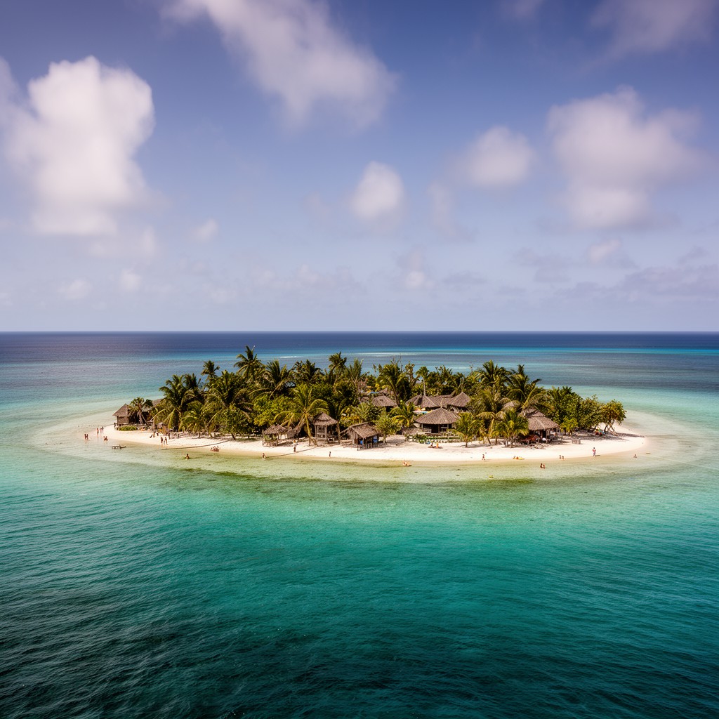 AI-generated illustration of Ailuk Atoll