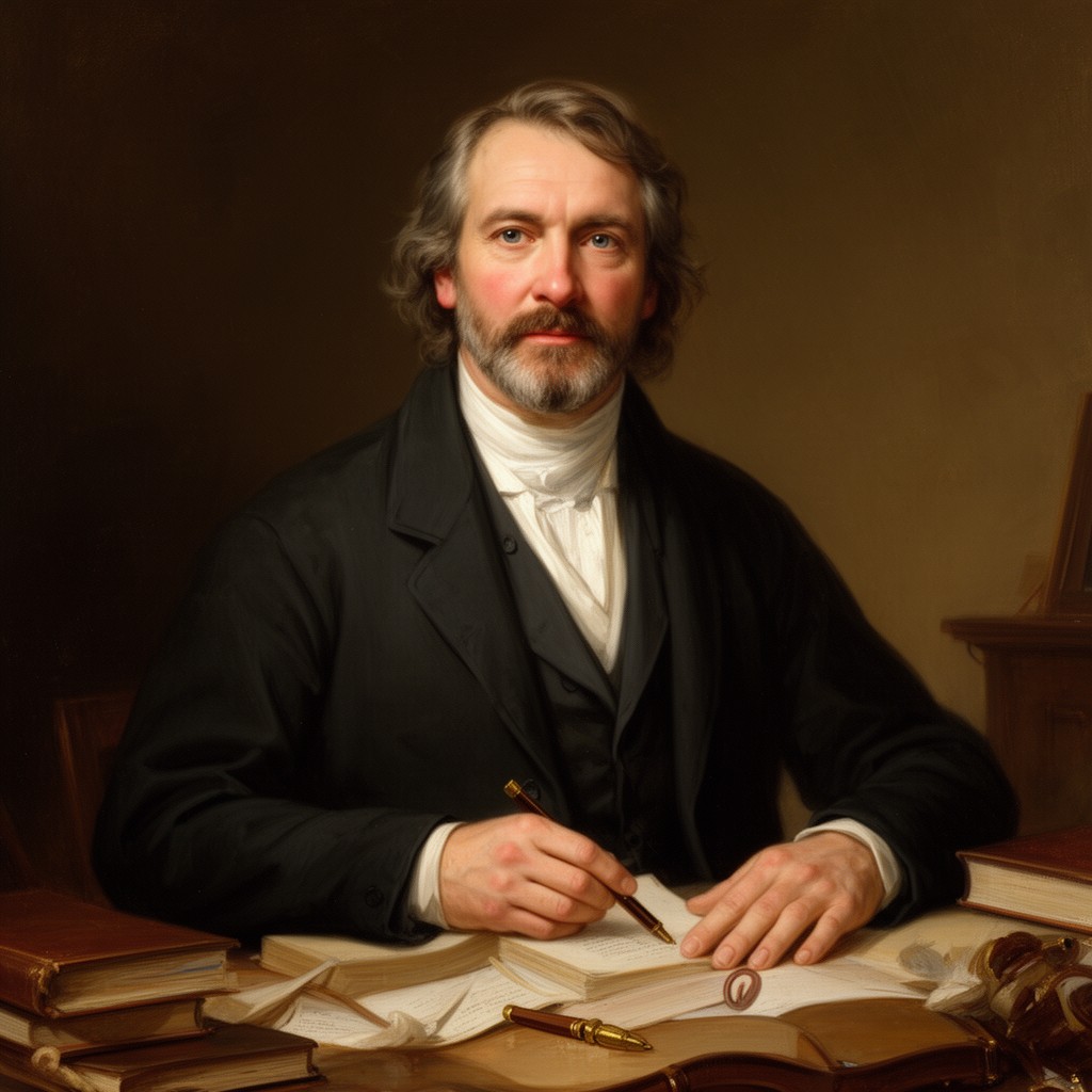 AI-generated illustration of Samuel Miller