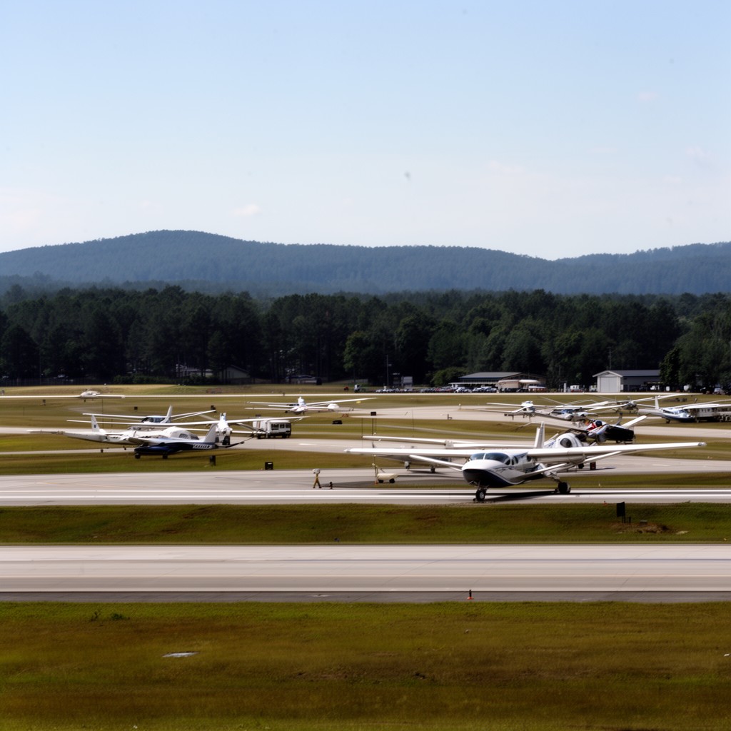 AI-generated illustration of Newnan–Coweta County Airport