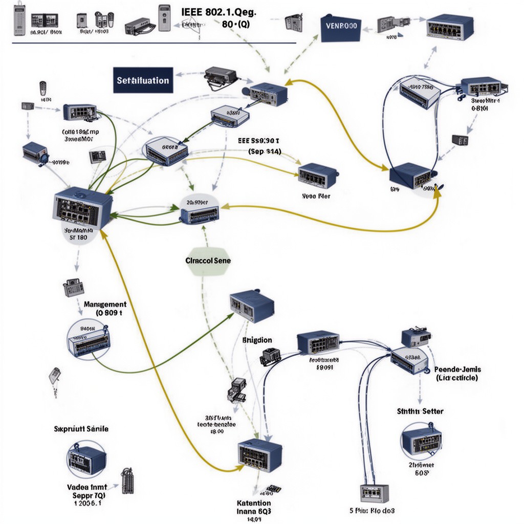 AI-generated illustration of IEEE 802.1Qeg