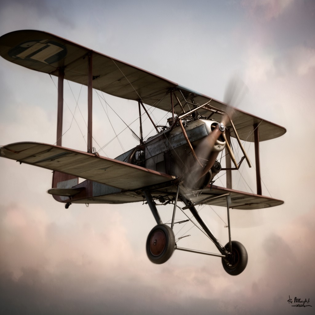 AI-generated illustration of Airco DH.2