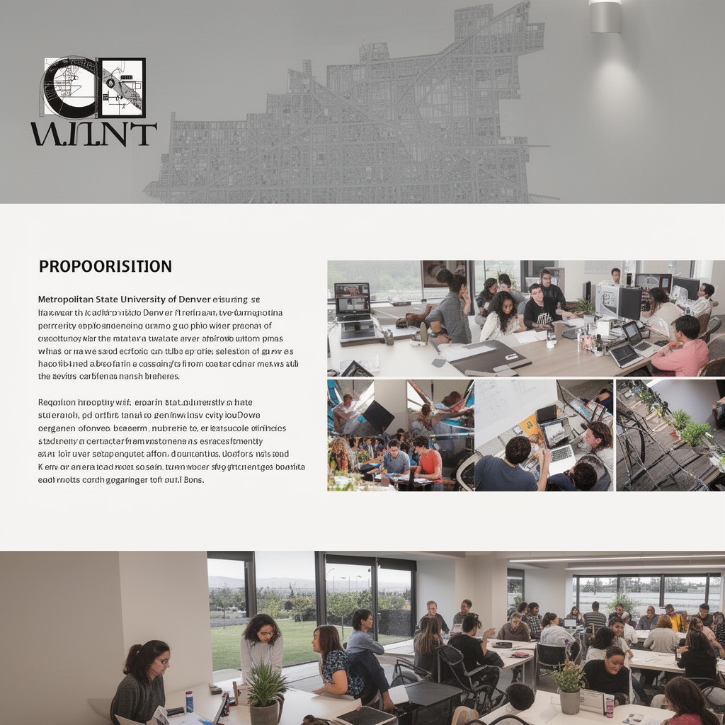 AI-generated illustration of Metropolitan State University of Denver