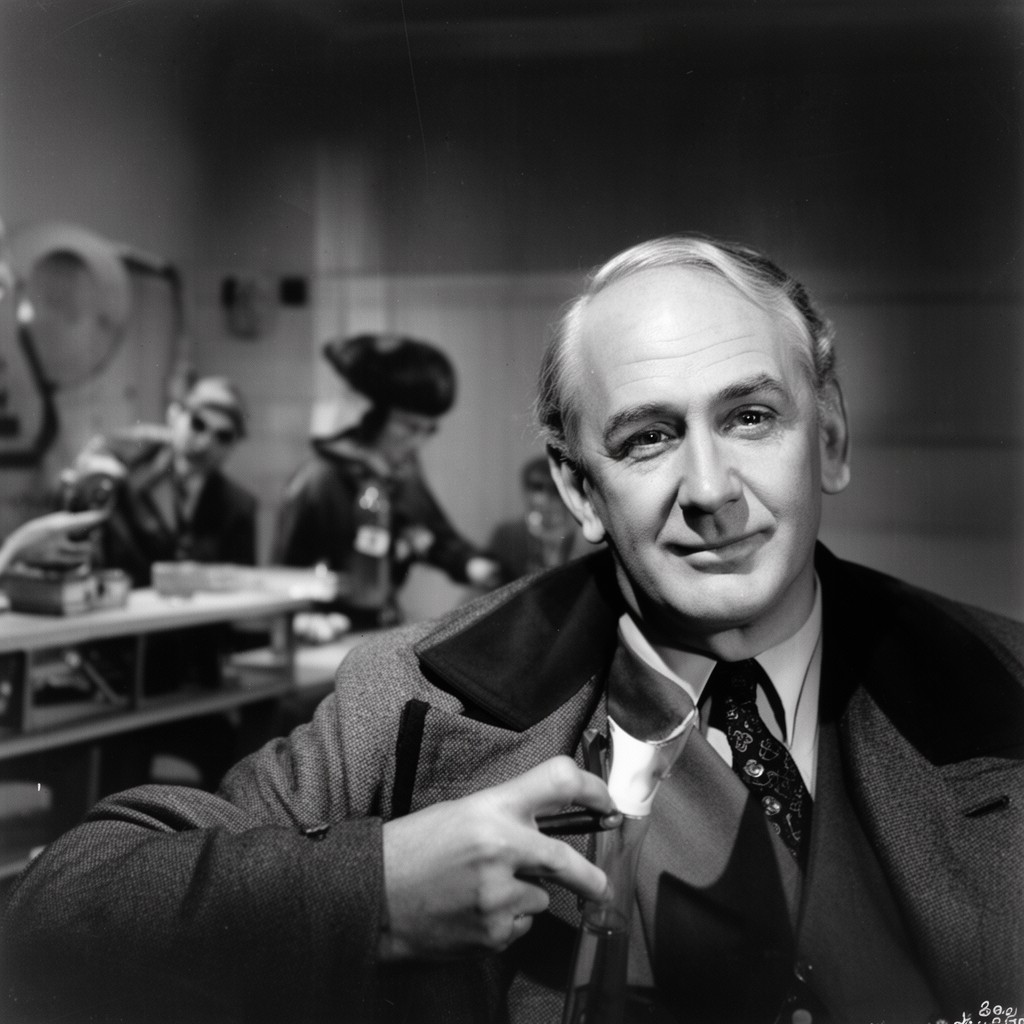 AI-generated illustration of Donald Crisp
