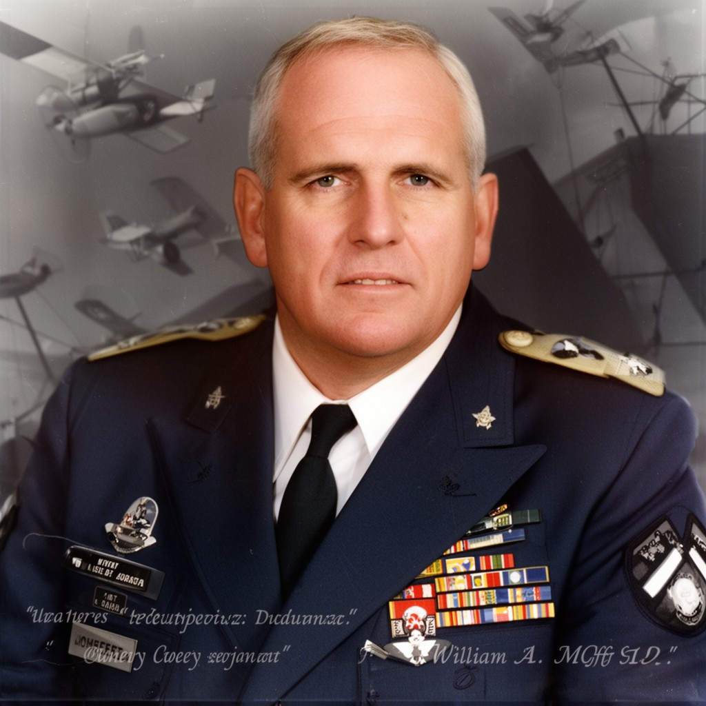 AI-generated illustration of William A. Moffett