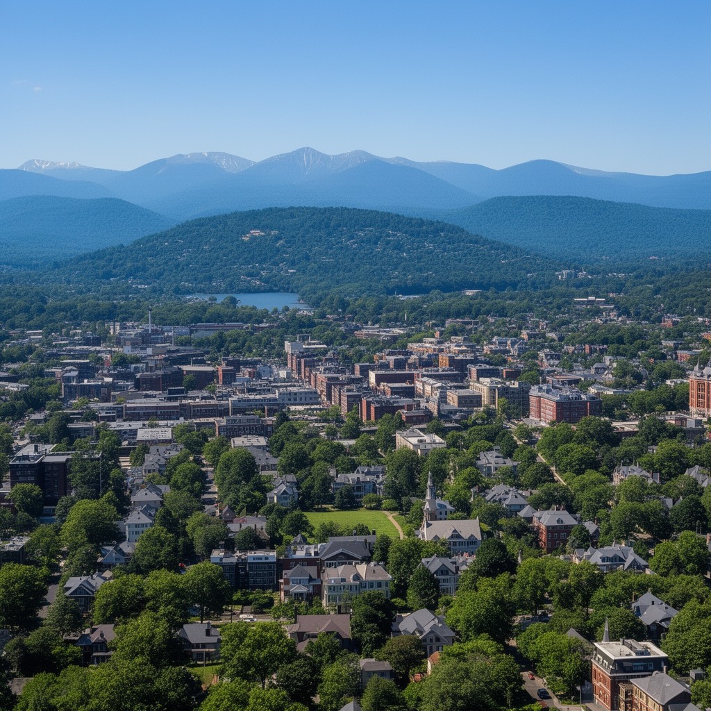 AI-generated illustration of Summit, New Jersey, United States