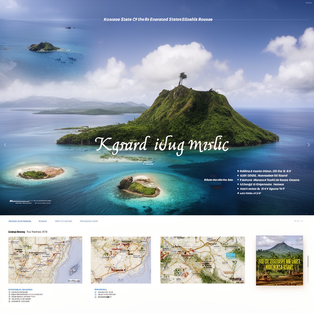 AI-generated illustration of Kosrae State