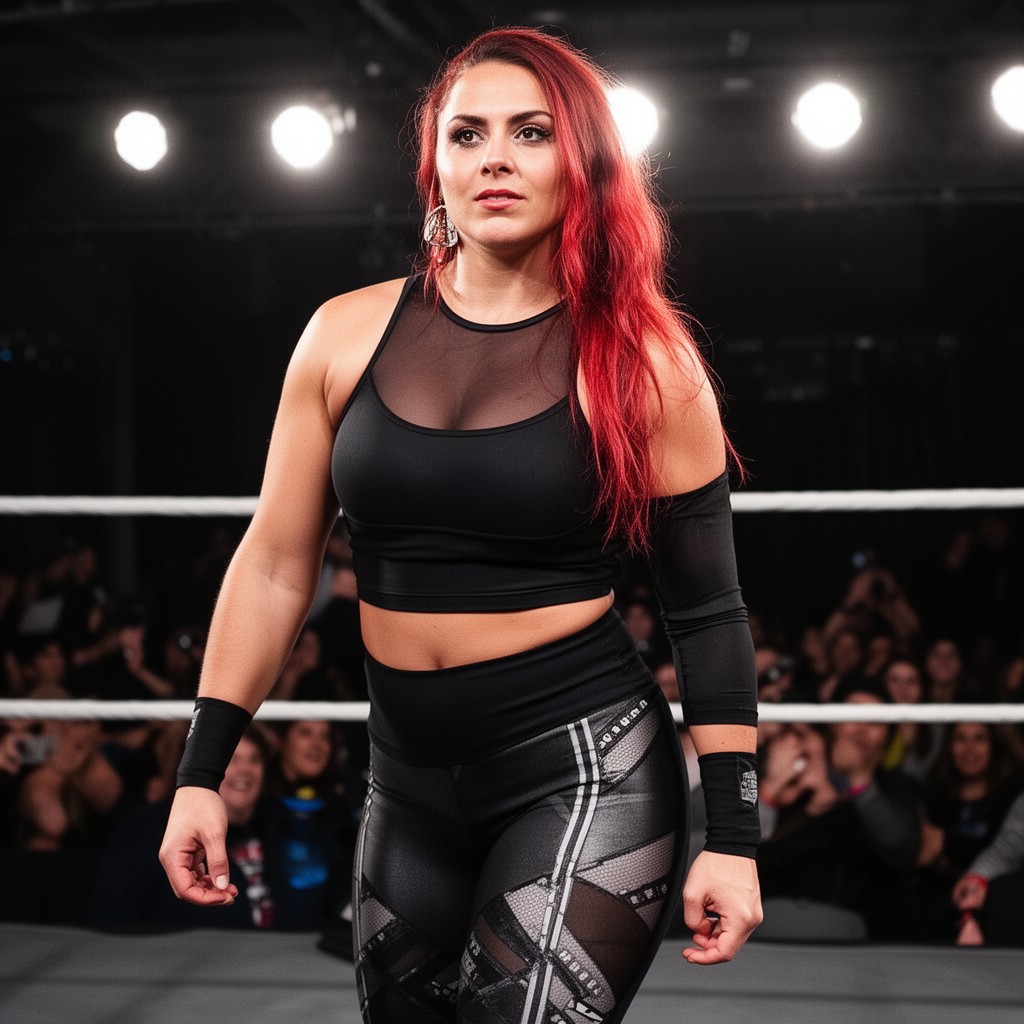 AI-generated illustration of Saraya Knight