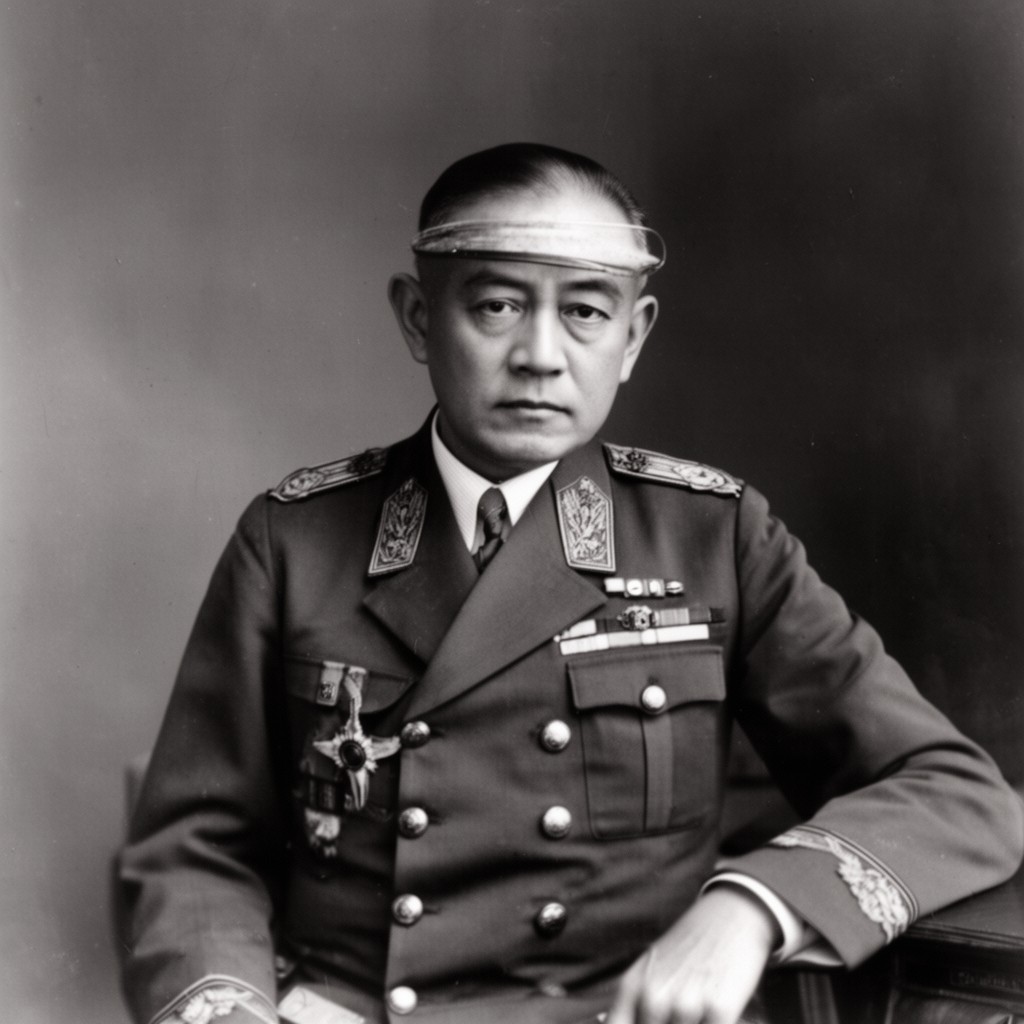 AI-generated illustration of Katō Tomosaburō