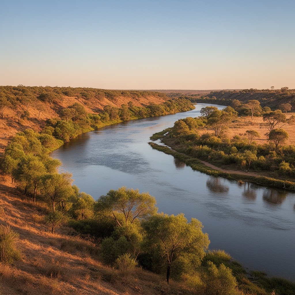 AI-generated illustration of Vaal River