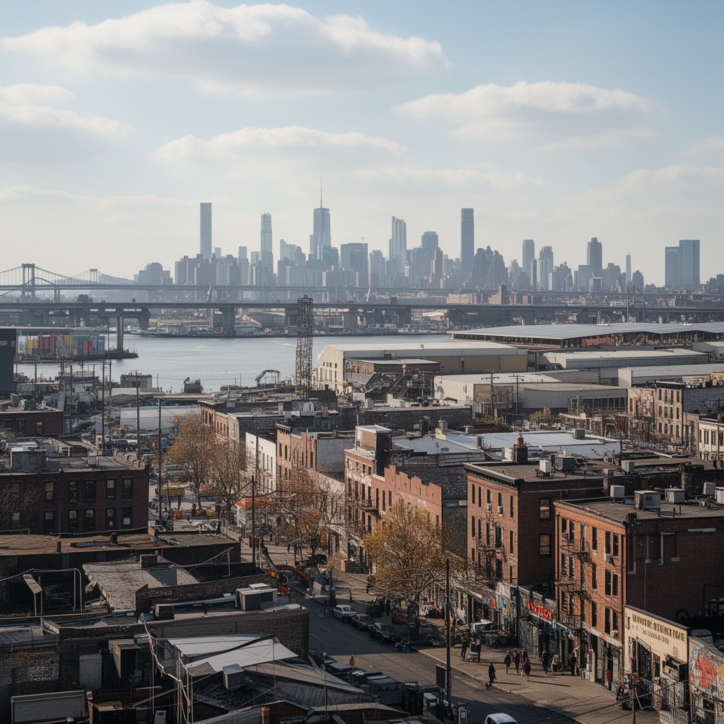 AI-generated illustration of Hunts Point