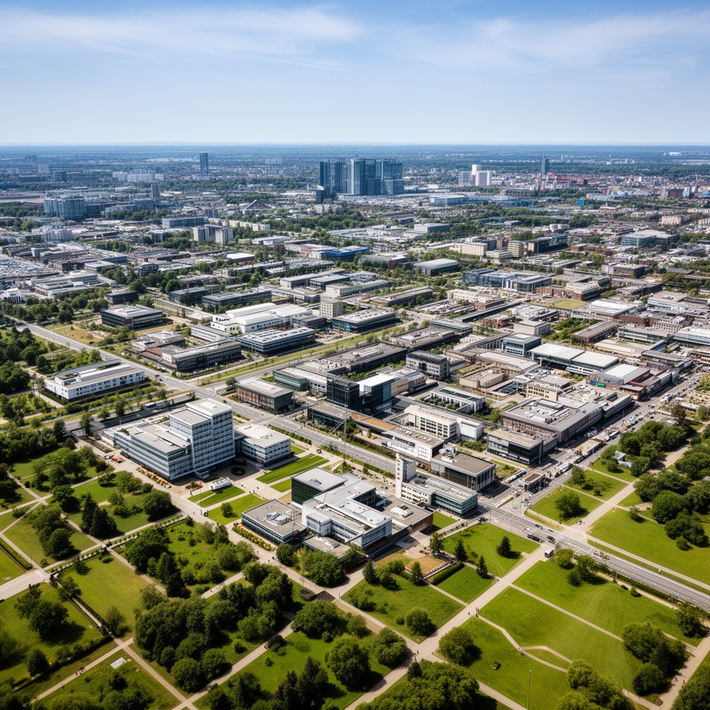 AI-generated illustration of Milton Keynes