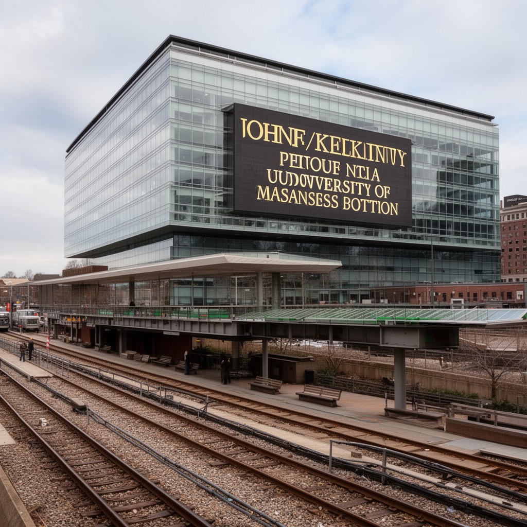 AI-generated illustration of JFK/UMass