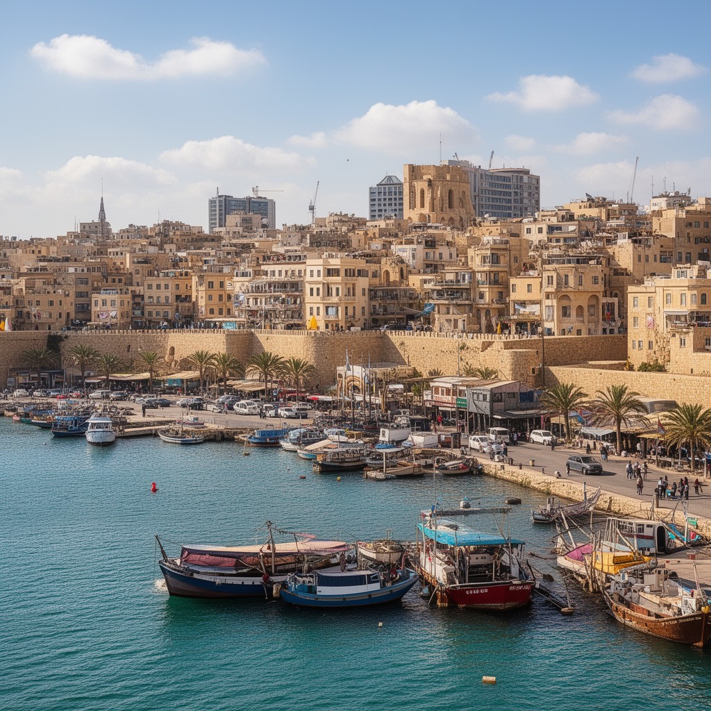 AI-generated illustration of Jaffa