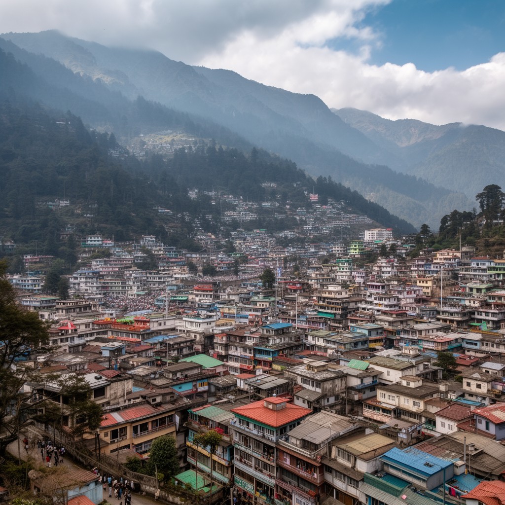 AI-generated illustration of Shimla