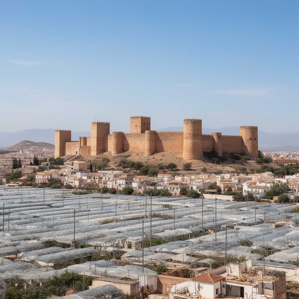 AI-generated illustration of Almería