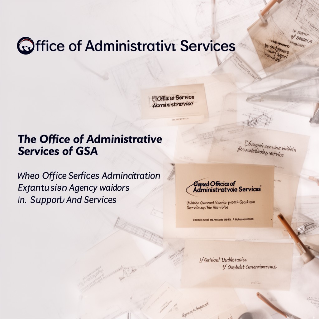 AI-generated illustration of Office of Administrative Services of GSA
