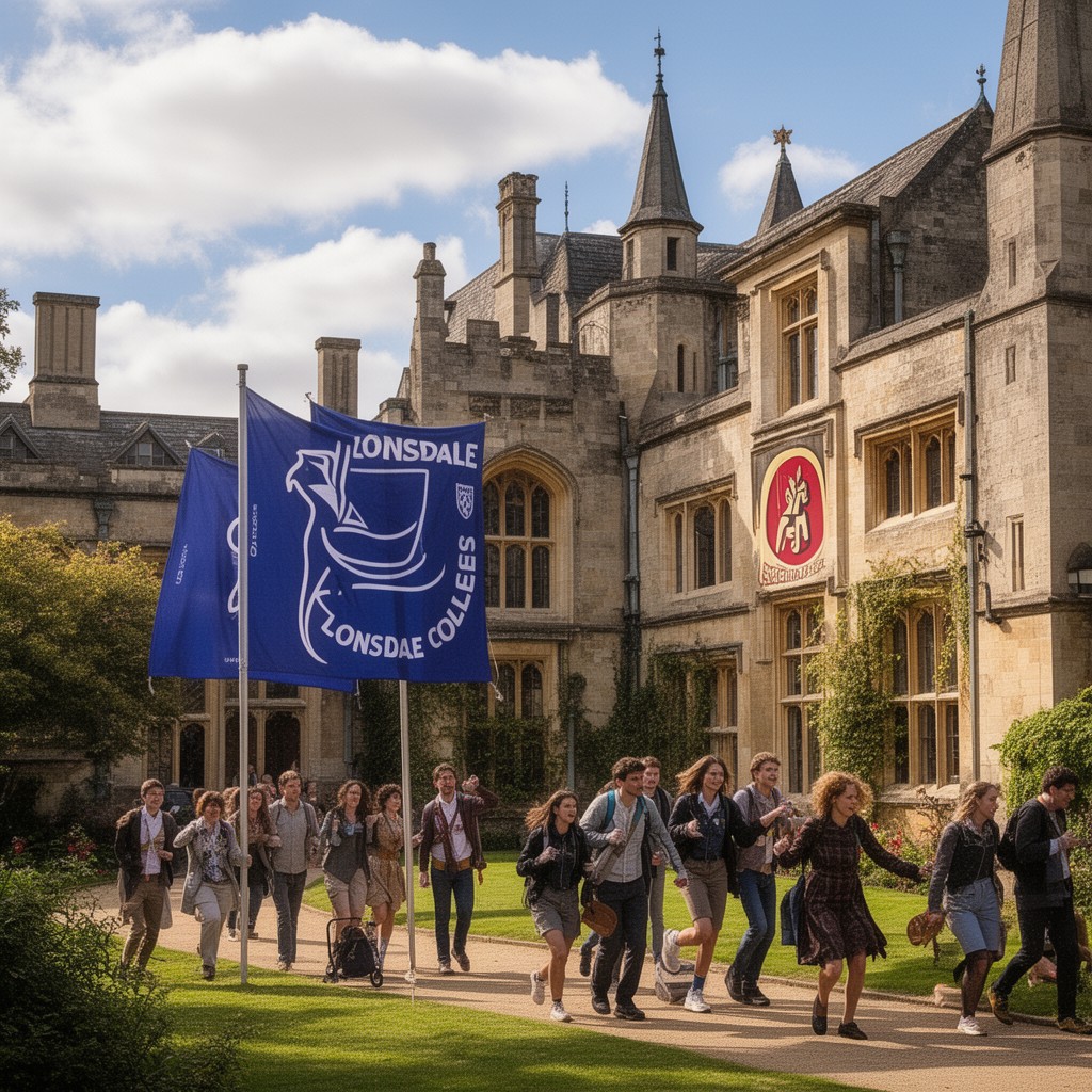AI-generated illustration of Lonsdale College