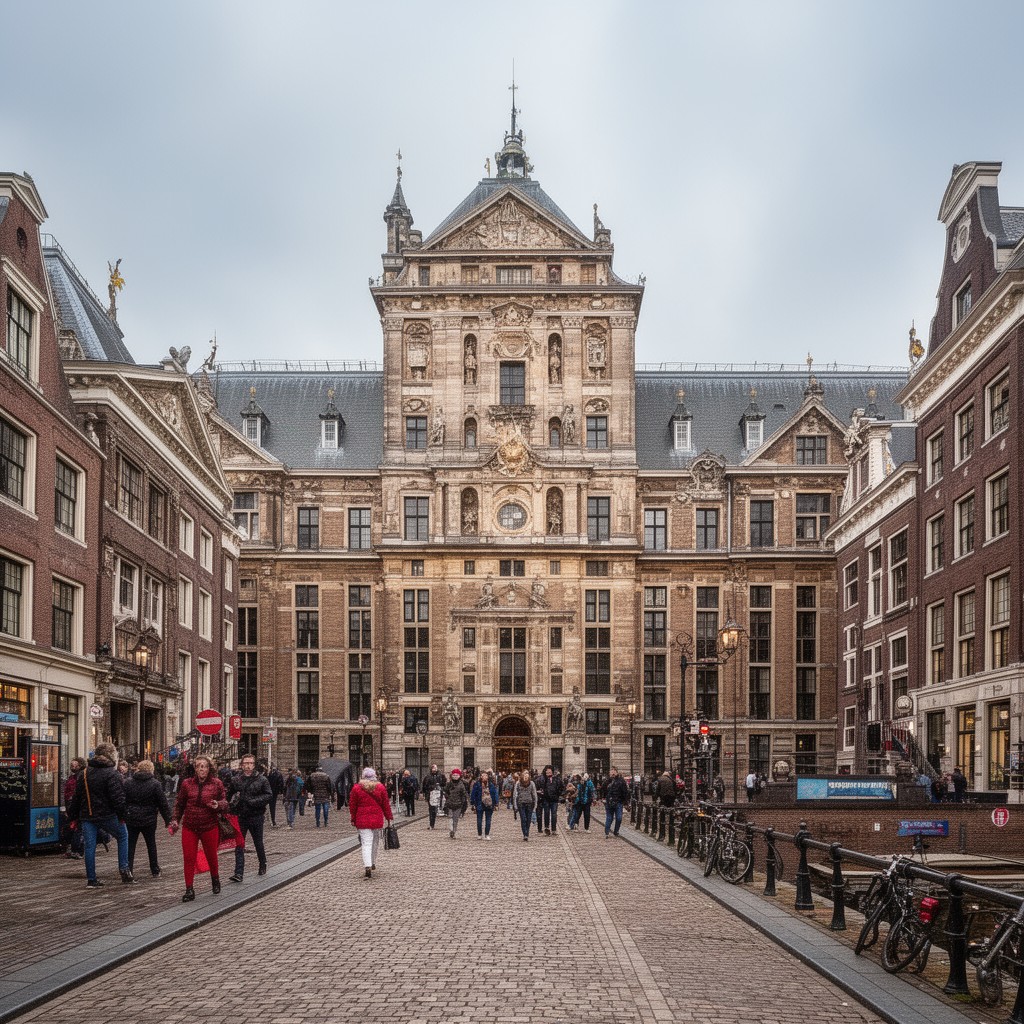 AI-generated illustration of Paleisstraat