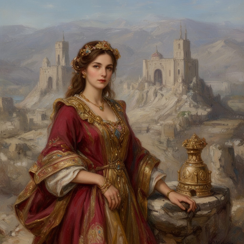 AI-generated illustration of Roxana