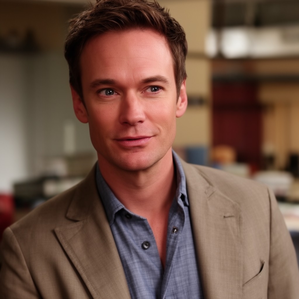 AI-generated illustration of Neil Patrick Harris