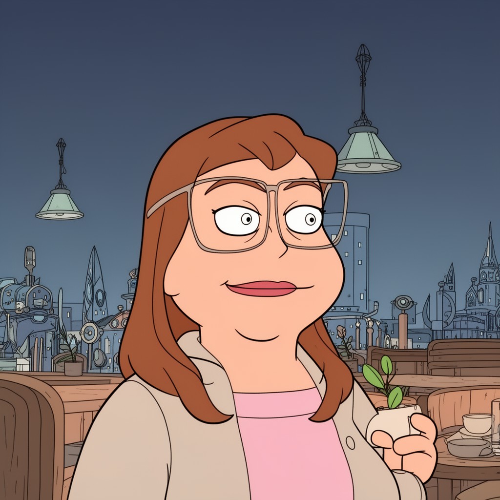 AI-generated illustration of Ida Quagmire